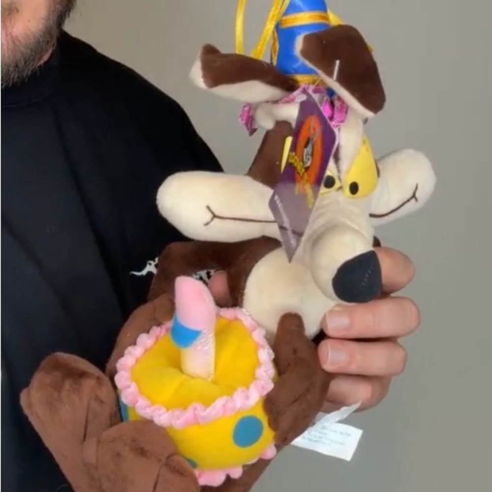 Vintage looney tunes with Cake and Candle